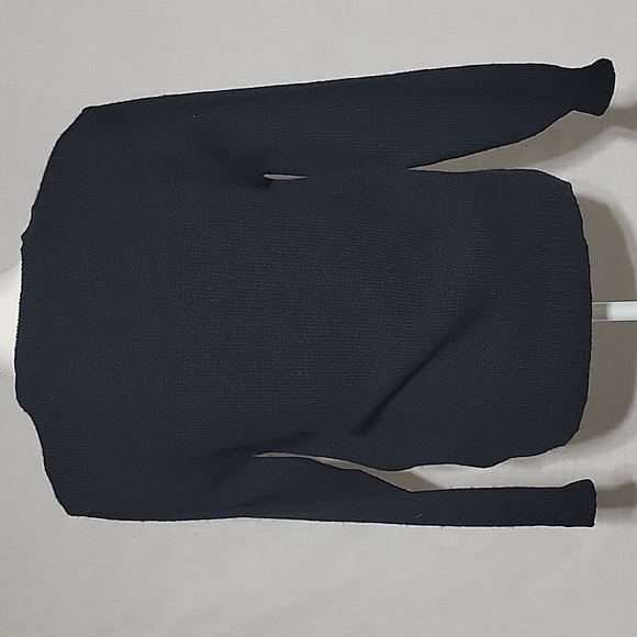 Susan Bristol Hand Embriodered Black Wool Christmas Sweater - Picture 2 of 9